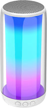 Charger l'image dans la galerie, Wireless Speakers KNZ MOZART GLOW S Bluetooth 5.3 Speaker with Dynamic RGB Lightshow, 10W, True Wireless Mode, AUX/microSD/USB Streaming, Built-in Microphone, USB-C Charging (White) - KNZ Technology