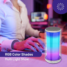 画像をギャラリービューアに読み込む, Wireless Speakers KNZ MOZART GLOW S (QTY 5) Bluetooth 5.3 Speaker with Dynamic RGB Lightshow, 10W, True Wireless Mode, AUX/microSD/USB Streaming, Built-in Microphone, USB-C Charging (White) 5 PACK - KNZ Technology