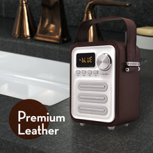 画像をギャラリービューアに読み込む, Wireless Speakers KNZ Retro2 Vintage Design Wireless Portable Speaker w/ FM Radio and Remote Control (Chestnut Brown) QTY 20 - KNZ Technology