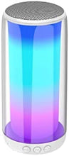 Charger l&#39;image dans la galerie, Wireless Speakers KNZ MOZART GLOW S Bluetooth 5.3 Speaker with Dynamic RGB Lightshow, 10W, True Wireless Mode, AUX/microSD/USB Streaming, Built-in Microphone, USB-C Charging (White) - KNZ Technology

