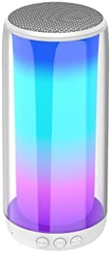 Wireless Speakers KNZ MOZART GLOW S (QTY 5) Bluetooth 5.3 Speaker with Dynamic RGB Lightshow, 10W, True Wireless Mode, AUX/microSD/USB Streaming, Built-in Microphone, USB-C Charging (White) 5 PACK - KNZ Technology