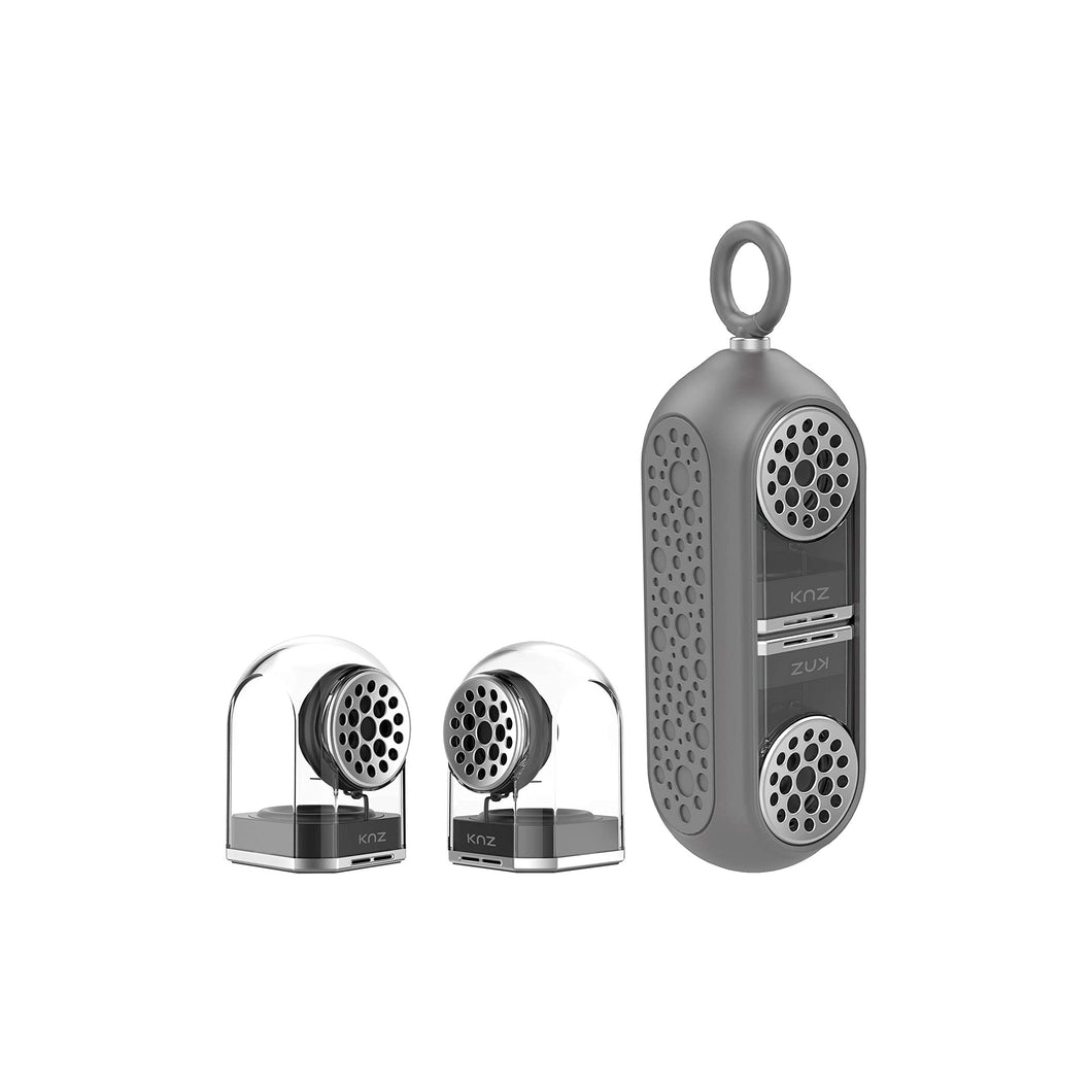 Wireless Speakers 4-PACK KNZ GODUO Magnetic Wireless Speakers (Gray) - KNZ Technology