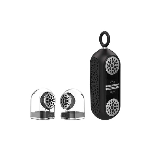 Wireless Speakers 4-PACK KNZ GoDuo Magnetic Wireless Speakers (Black) - KNZ Technology