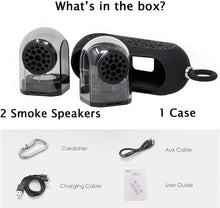 Charger l&#39;image dans la galerie, Wireless Speakers KNZ GoDuo Magnetic Wireless Speakers (Smoke) - KNZ Technology

