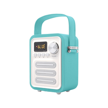 Load image into Gallery viewer, Wireless Speakers KNZ Retro2 Vintage Design Wireless Portable Speaker w/ FM Radio and Remote Control (Caribbean Blue) - KNZ Technology
