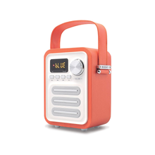 画像をギャラリービューアに読み込む, Wireless Speakers KNZ Retro2 Vintage Design Wireless Portable Speaker w/ FM Radio and Remote Control (Living Coral ) - KNZ Technology
