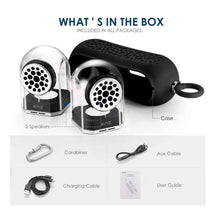 Lade das Bild in den Galerie-Viewer, Wireless Speakers 4-PACK KNZ GoDuo Magnetic Wireless Speakers (Black) - KNZ Technology

